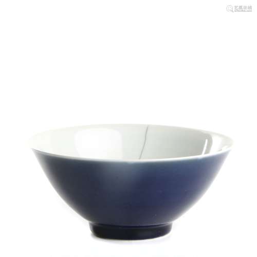 藍釉碗