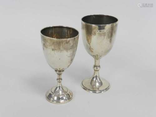 Two silver cups