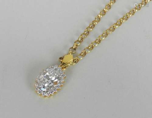 A 9ct gold chain