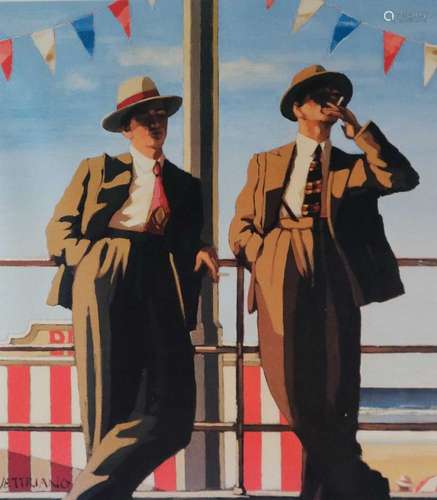 A Collection of reproduction prints including Jack Vettriano