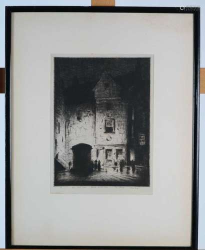 A collection of etchings and watercolours including Joseph Gray (1890-1963)