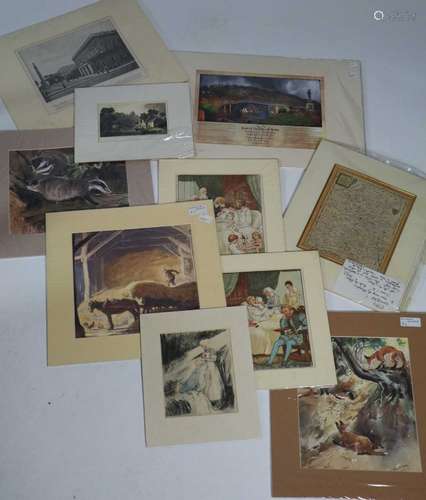 A Quantity of Prints including Shropshire Interest