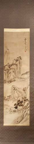 雪窗道人款 紙本 山水 A Chinese  Landscape Painting