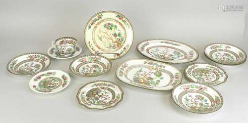 Coalport 'Indian Tree', Minton plates and florally decorated wares