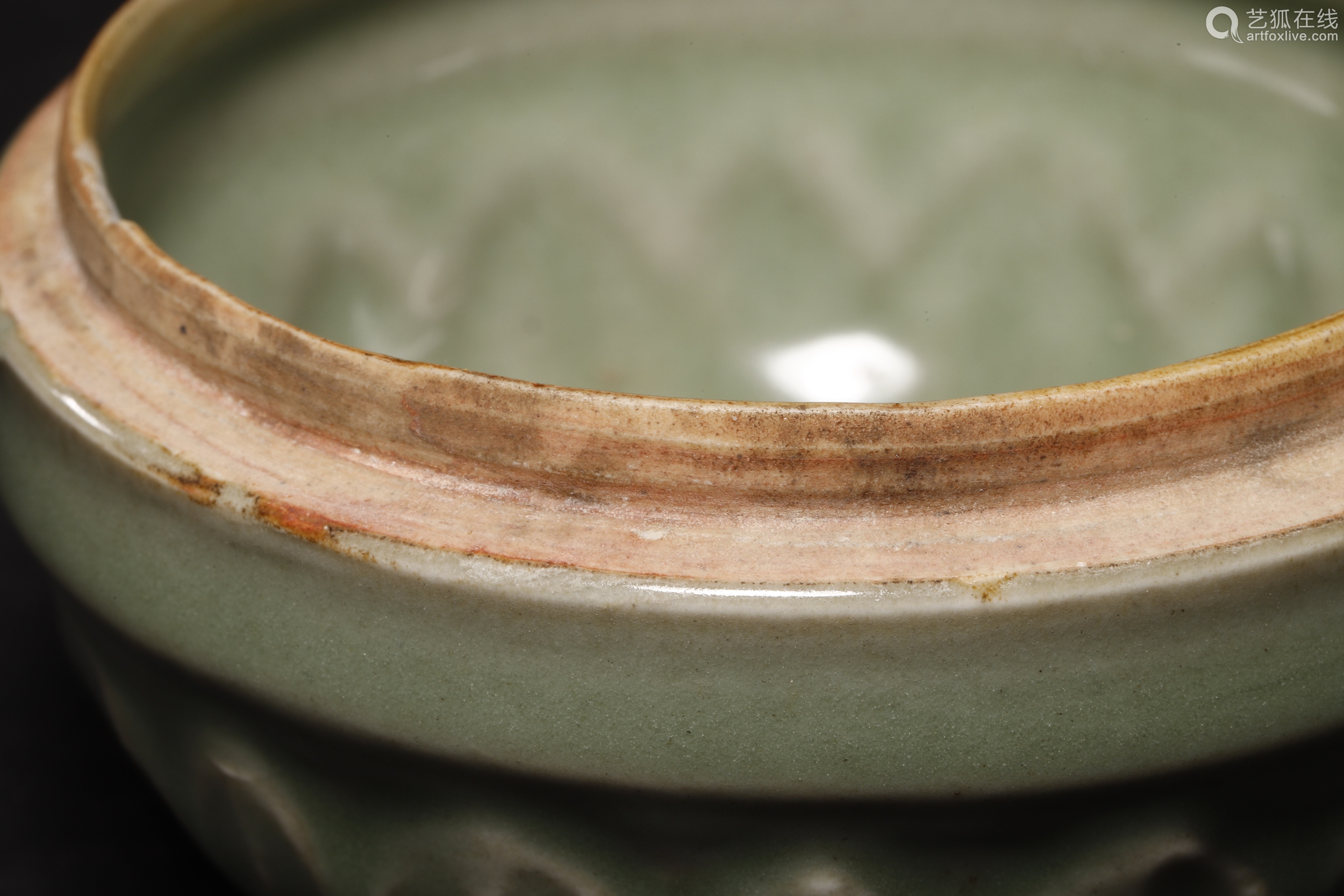 天龙寺青瓷香炉 a chinese celadon porcelain censor