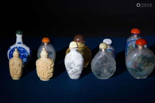 鼻煙壺ㄧ批 Chinese Snuff Bottles