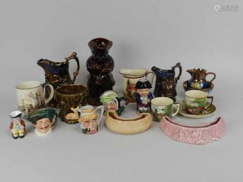A group of collectable ceramics