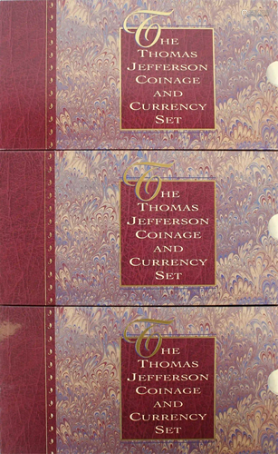 THOMAS JEFFERSON COINAGE AND CURRENCY SET LOT …