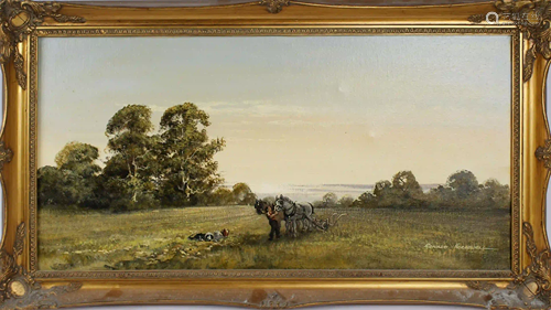 RONALD HORSEWELL OIL PANITING HORSES