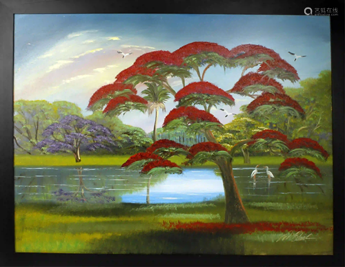 AL BLACK FLORIDA HIGHWAYMEN POINCIANA JACARA…