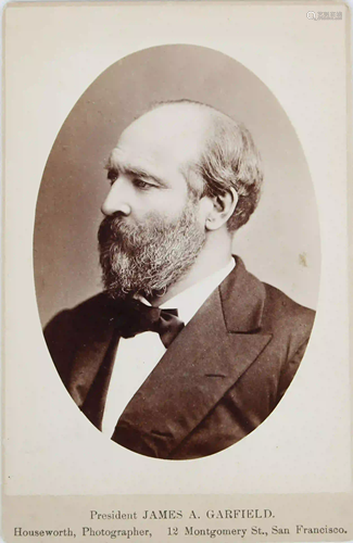 JAMES A. GARFIELD HOUSEWORTH'S CABINET CARD