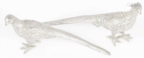 STERLING SILVER PHEASANTS SCULLY STYLE