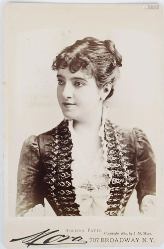 ADELINA PATTI OPERA SINGER 