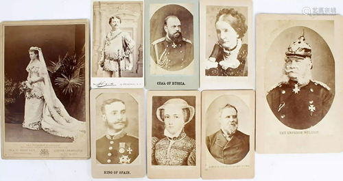 COLLECTION OF CARTES DE-VISITE & CABINET CARDS