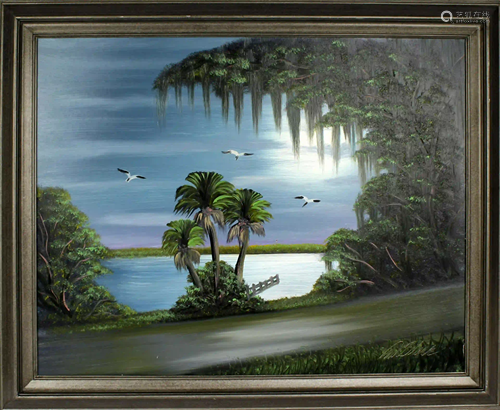 AL BLACK FLORIDA HIGHWAYMEN MOONLIGHT REFLEC…