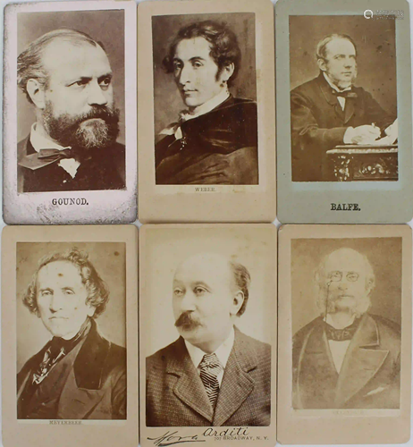 COLLECTION OF CARTES DE-VISITE COMPOSERS