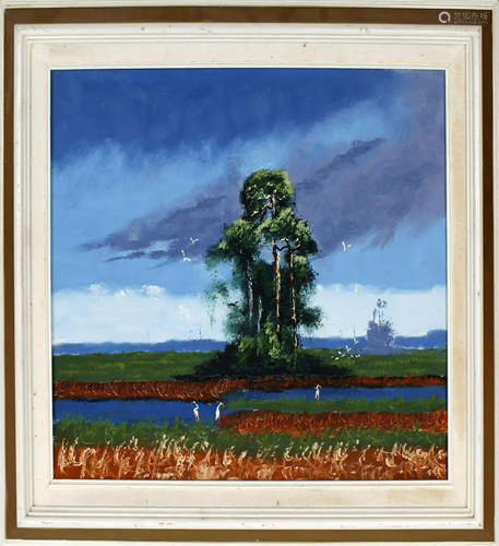 JOHN MAYNOR FLORIDA HIGHWAYMEN BLUE WETLAND