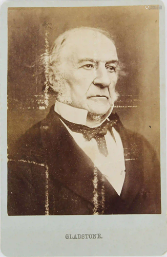 WILLIAM EWART GLADSTONE CABINET CARD PHOTO…