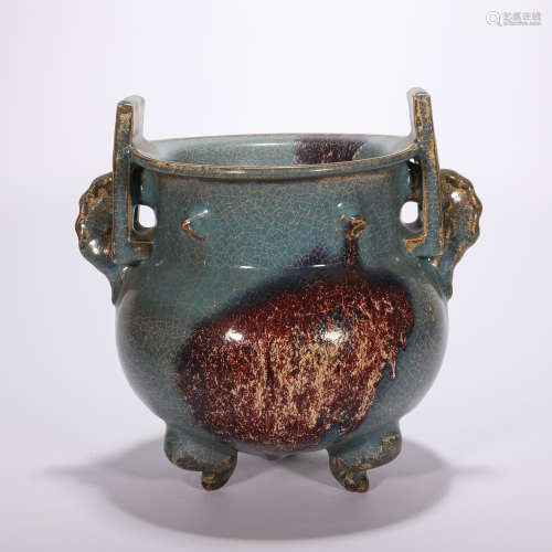 CHINESE JUN KILN INCENSE BURNER