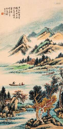 CHINESE PAIRTING AND CALLIGRAPHY, LANDSCAPE PAINTING