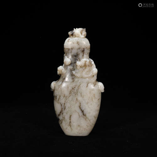 CHINA HETIAN JADE BOTTLE