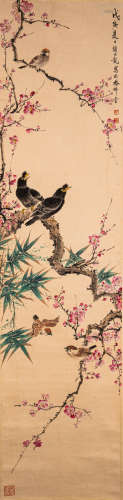 CHINESE PAINTING AND CALLIGRAPHY, FLOWERS AND BIRDS