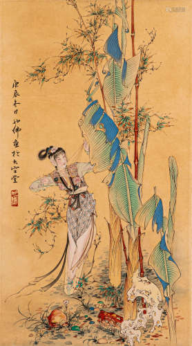 CHINESE PAINTING AND CALLIGRAPHY, WOMAN OF PLEASURE