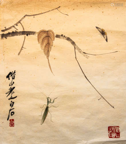 CHINESE PAINTING AND CALLIGRAPHY, INSECTS
