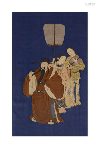 CHINESE KESI HANGING SCREEN