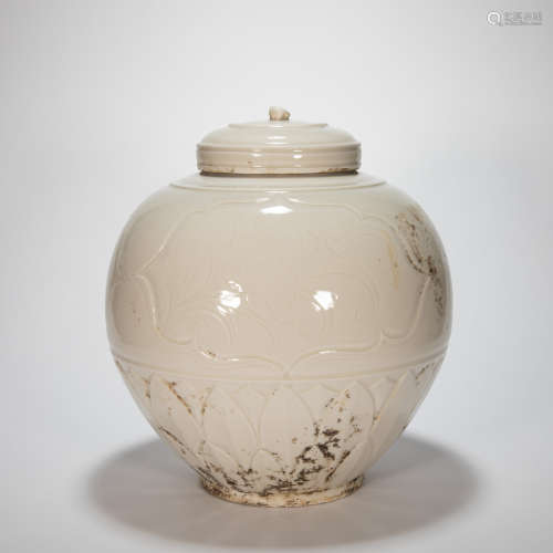 CHINA DING WARE COVER JAR