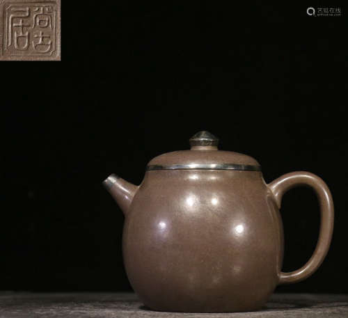 CHINESE PURPLE CLAY TEAPOT