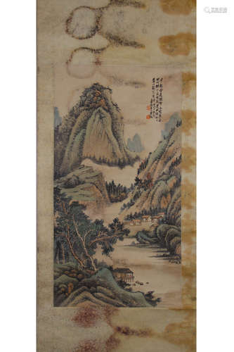 A Chinese Landscape Painting, Wu Zheng Mark