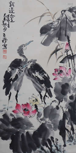 A Chinese Flower&bird Painting, Li Kuchan Mark