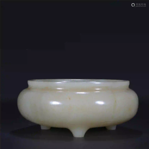 CHINESE HETIAN JADE CENSER