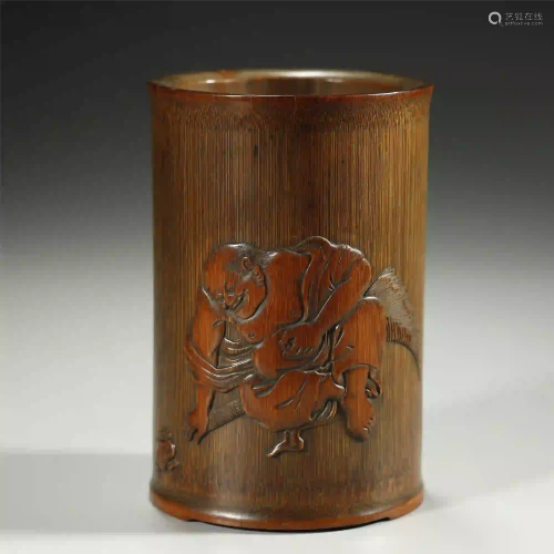 QING DYNASTY, BAMBOO CARVED 