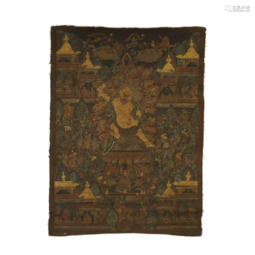 ANCIENT TIBETAN TANGKA