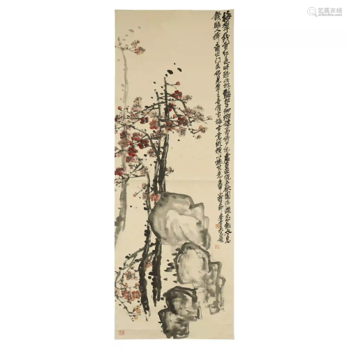 WU CHANGSHUO,CHINESE PAINTING AND CALLIGRAPHY