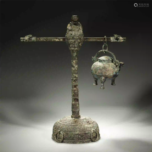 OLD CHINESE BRONZE VESSEL