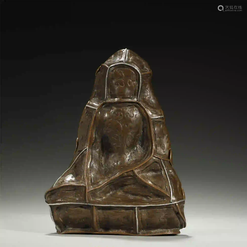 QING DYNASTY,ALLOY COPPER BUDDHA MOLD