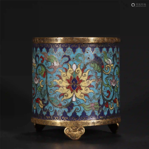 CHINESE CLOISONNE ENAMEL CENSER