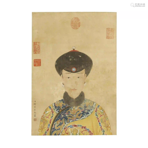 LANG SHINING,CHINESE PAINTING AND CALLIGRAPHY