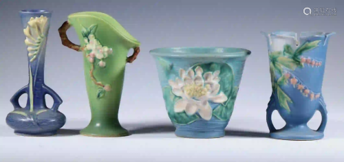 (4 PCS) ROSEVILLE POTTERY