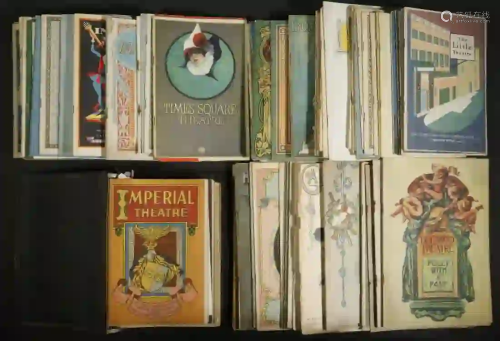 COLLECTION OF (110) 1910S-20S BROADWAY PROGRAMS