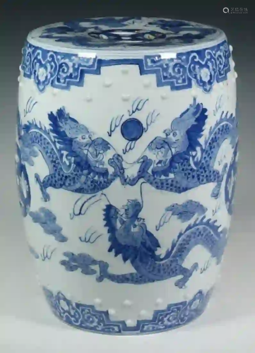 CHINESE PORCELAIN GARDEN SEAT