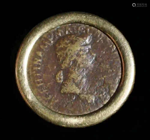 COIN BROOCH