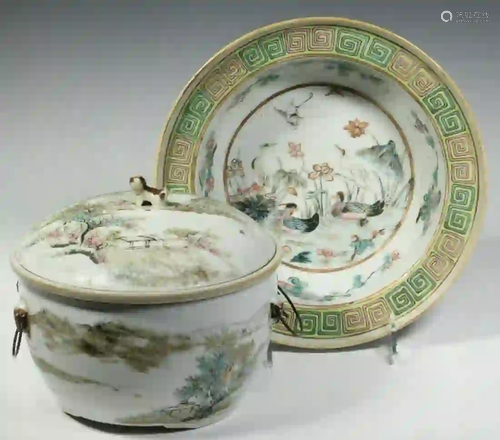 (2 PCS) CHINESE PORCELAIN