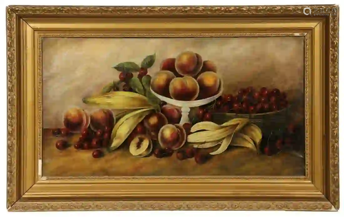 NAIVE STILL LIFE PAINTING, AMERICAN