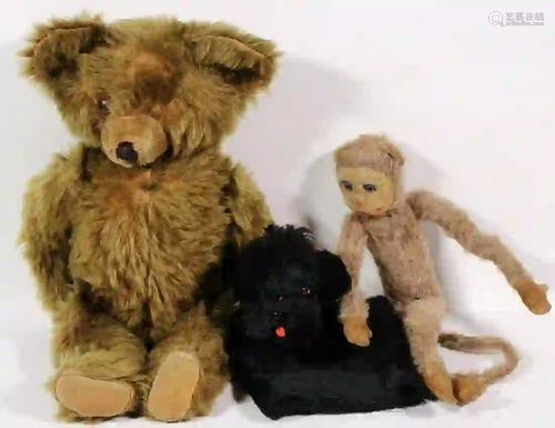 (3) PLUSH ANIMAL TOYS