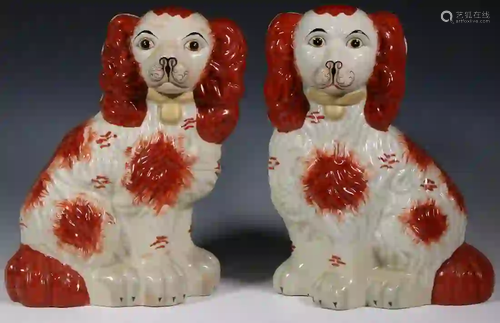 PR STAFFORDSHIRE DOG FIGURINES