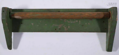 19TH C. MAINE COUNTRY PINE TOWEL RACK